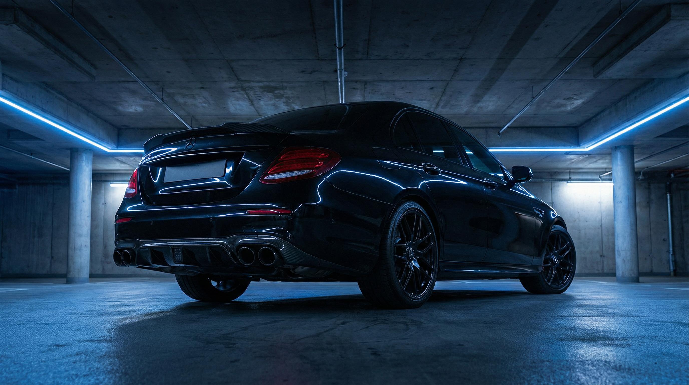 香蕉视频暗夜黑性能轿车排气改装视频